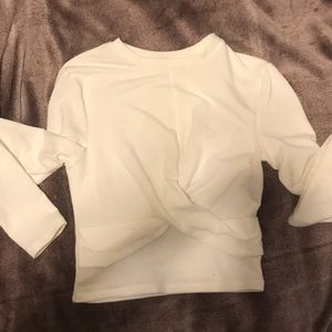 Long sleeve white shirt, XS